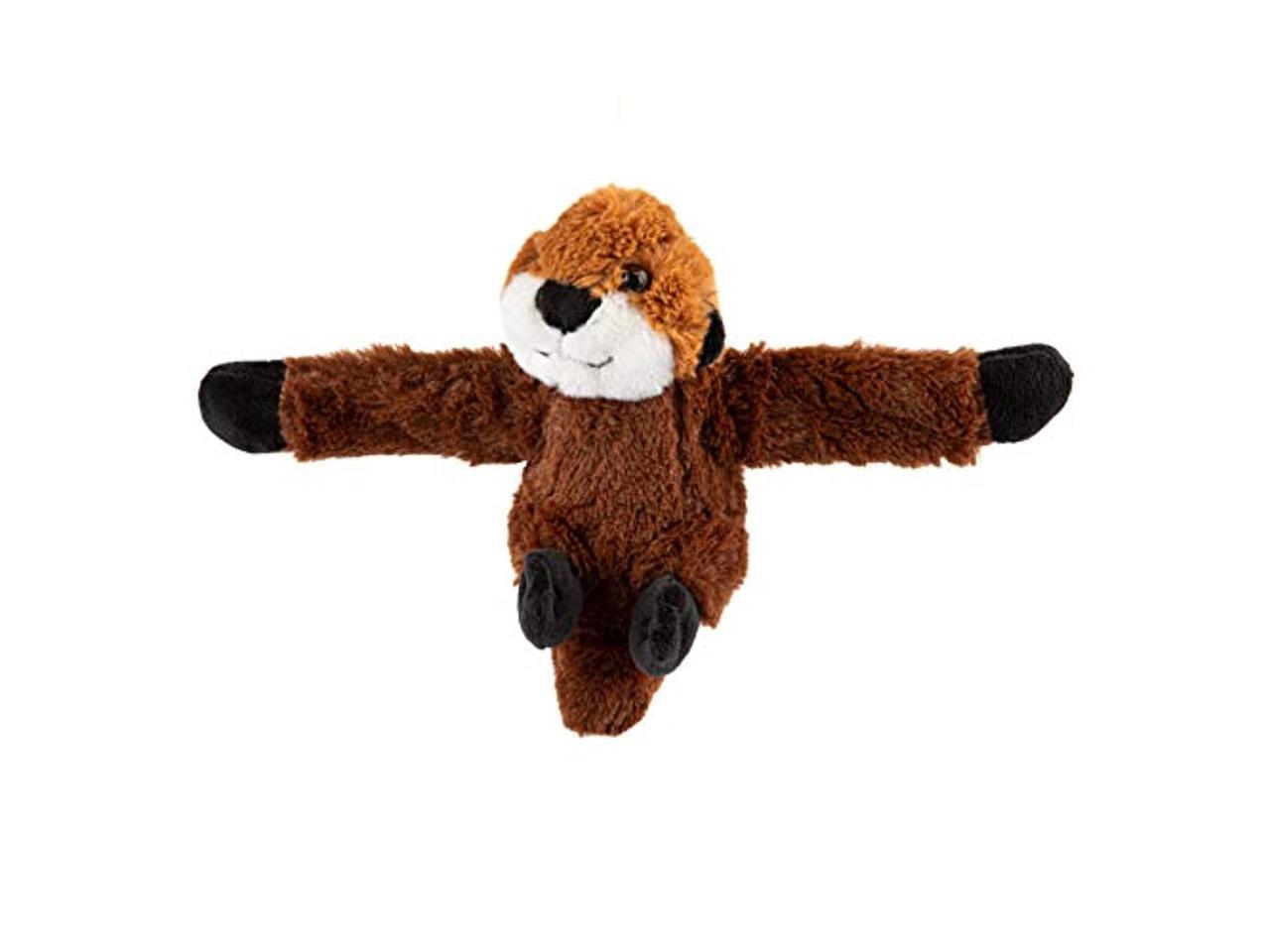 wild republic huggers otter plush toy, slap bracelet, stuffed animal, kids  toys, 8