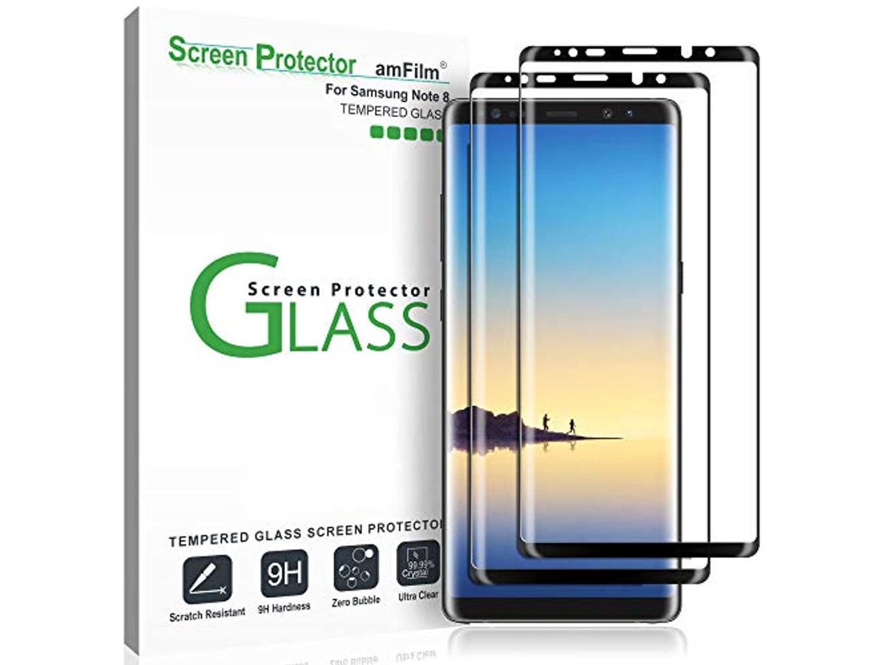 Galaxy Note 9 Screen Protector Easy installation Bubble-Free HD Clear 3D Full Coverage 9H Hardness Tempered Glass Protector for Samsung Galaxy Note 9 2 Pack 