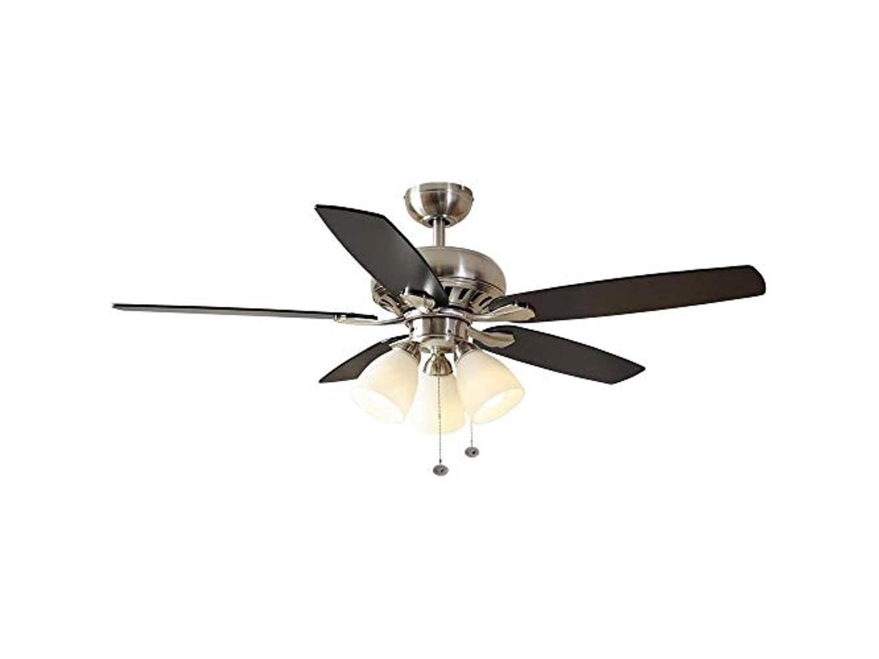 led brushed nickel ceiling fan 51750 