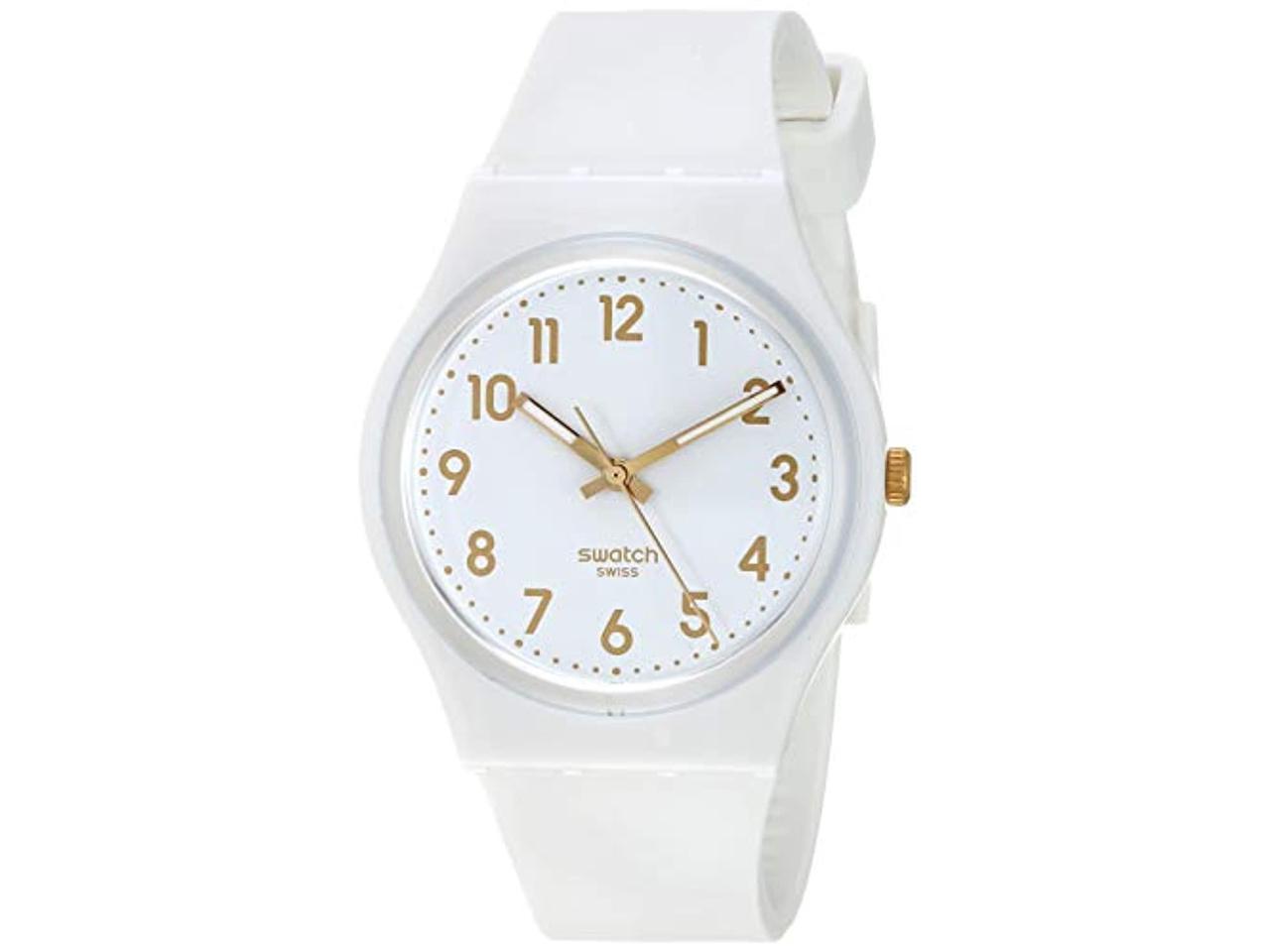 腕時計 スウォッチ レディース GW164 Swatch Classic Quartz Silicone Strap, White, 16  Casual Watch ( ZEvLCzRN87, レディース腕時計 - mjlpiano.com