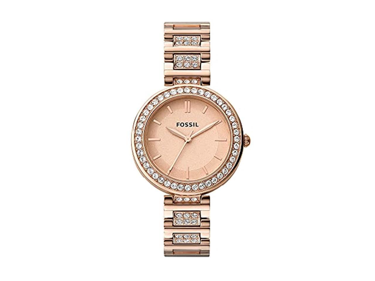 FOSSIL BQ3181 ANALOG ROSE GOLD DIAL 