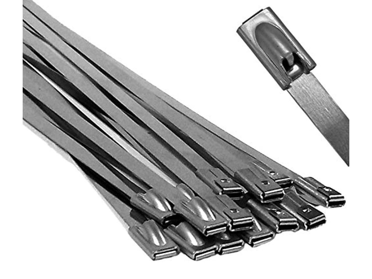 Stainless Steel Metal Cable Ties Zip Ties 150-680mm Sizes 