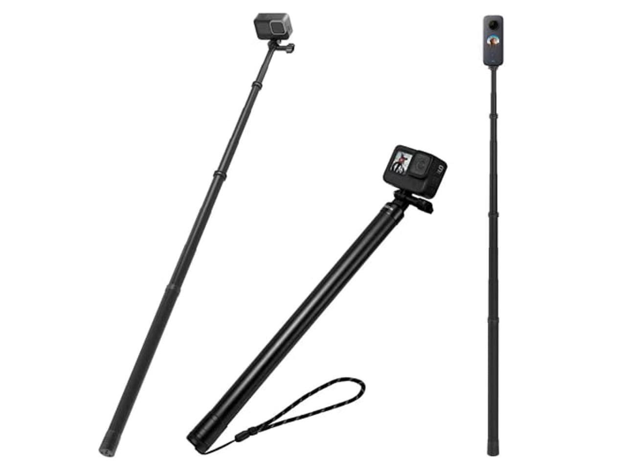 Telesin Ultra Long Selfie Stick 106 Inch Lightweight Extendable Handheld Monopod For Gopro Osmo Action Insta 360 118 Upgraded Selfie Stick Newegg Com