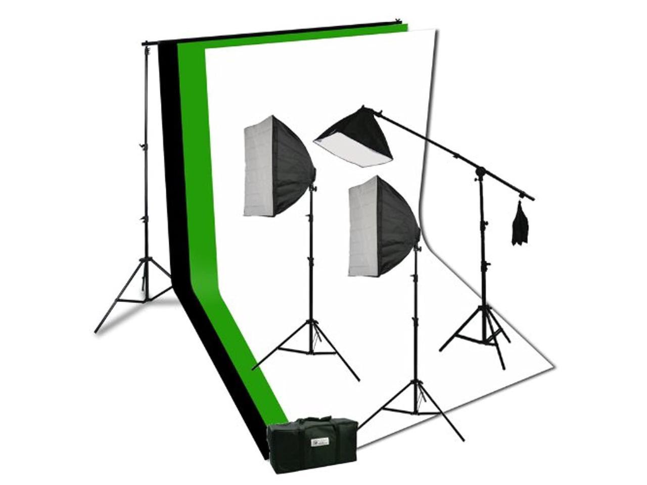 ePhoto 10'x10' Photography Vidoe Studio Chromakey Green Screen Backdrop Backg... 