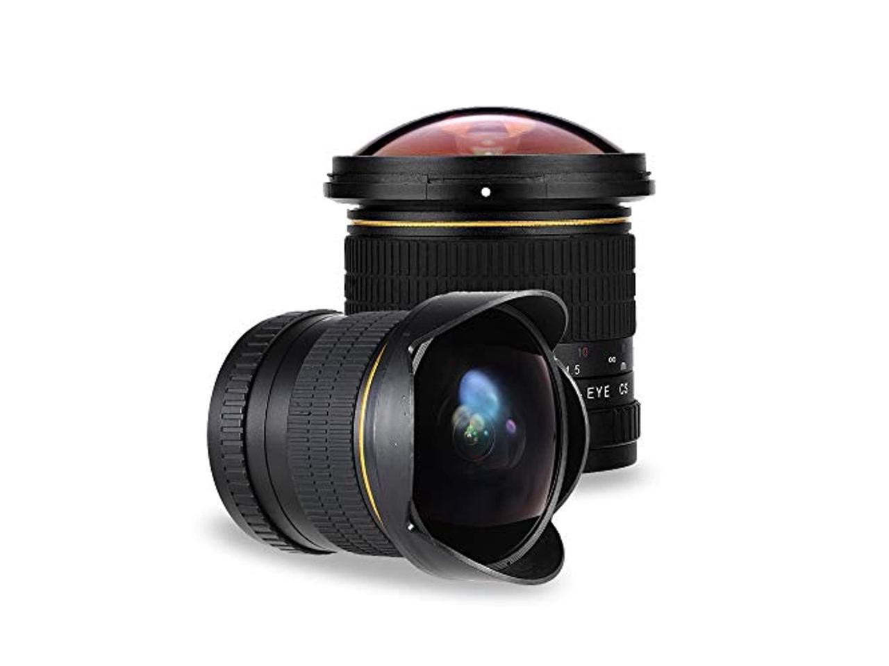 D7100 D5200 D7000 D3400 D3200 and D3100 Digital SLR Cameras D5100 D7200 D5500 D5300 Opteka 6.5mm f/3.5 HD Aspherical Wide Angle Fisheye Lens with Optical Cleaning Kit for Nikon D7500 D3300 