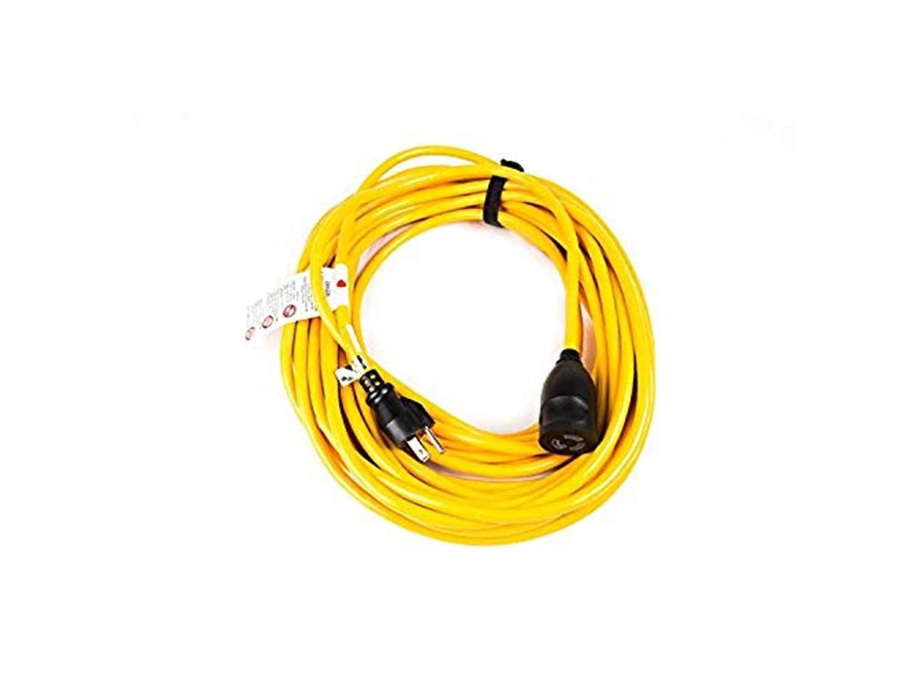 proteam 833432 50' 14 gauge extension cord with twist lock plug, yellow