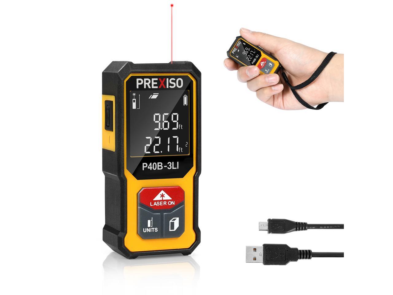 Speed Square Measuring Kit: Laser Distance Measure Torpedo Level Tape Measure 