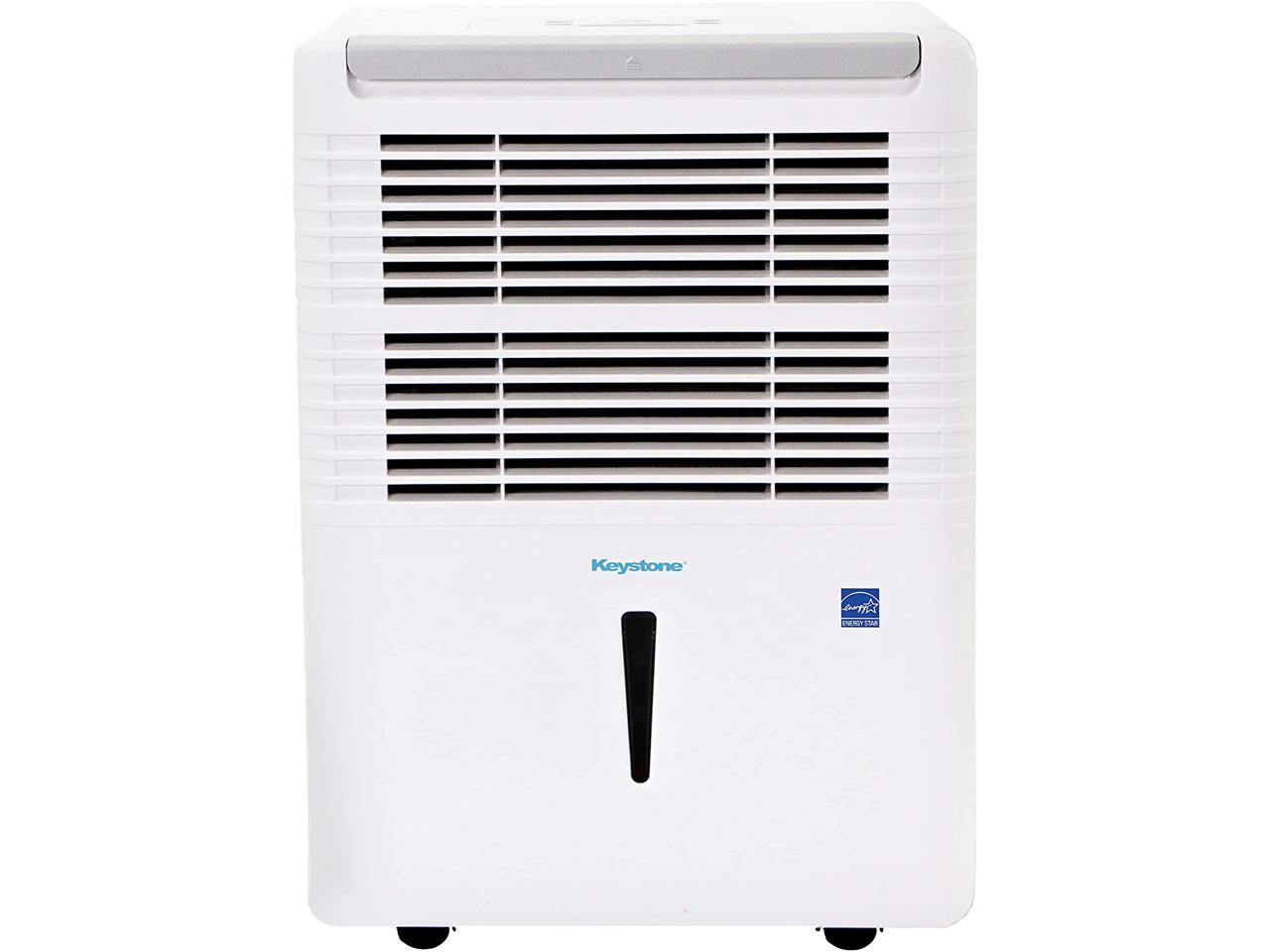 Keystone 30-Pint Dehumidifier with Electronic Controls, White KSTAD30B