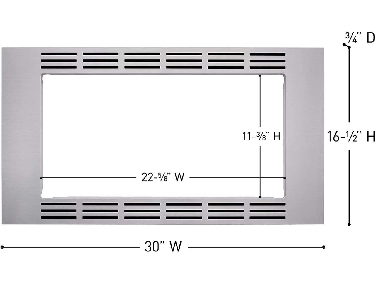 Panasonic 30" Trim Kit for Select Microwaves, Stainless Steel NNTK732SS