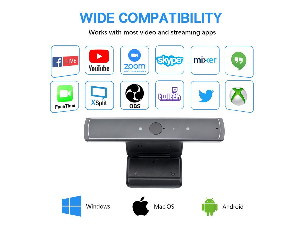 ATOPNUC Windows Hello Face Login cam, Computer Brio Infrared Camera