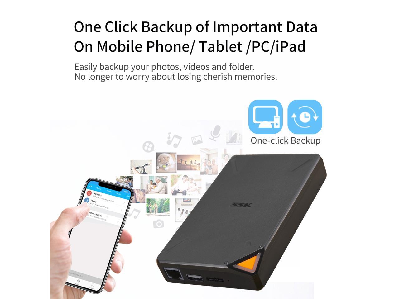 Bundles SSK 4TB Personal Cloud Network Attached Storage Support Auto-Backup,Home Office Storage NAS and SSK 2TB Portable NAS External Wireless Hard Drive with Own Wi-Fi Hotspot Bundles SSK 4TB Personal Cloud Network Attached Storage Support Auto-Backup,Home Office Storage NAS and SSK 2TB Portable NAS External Wireless Hard Drive with Own Wi-Fi Hotspot