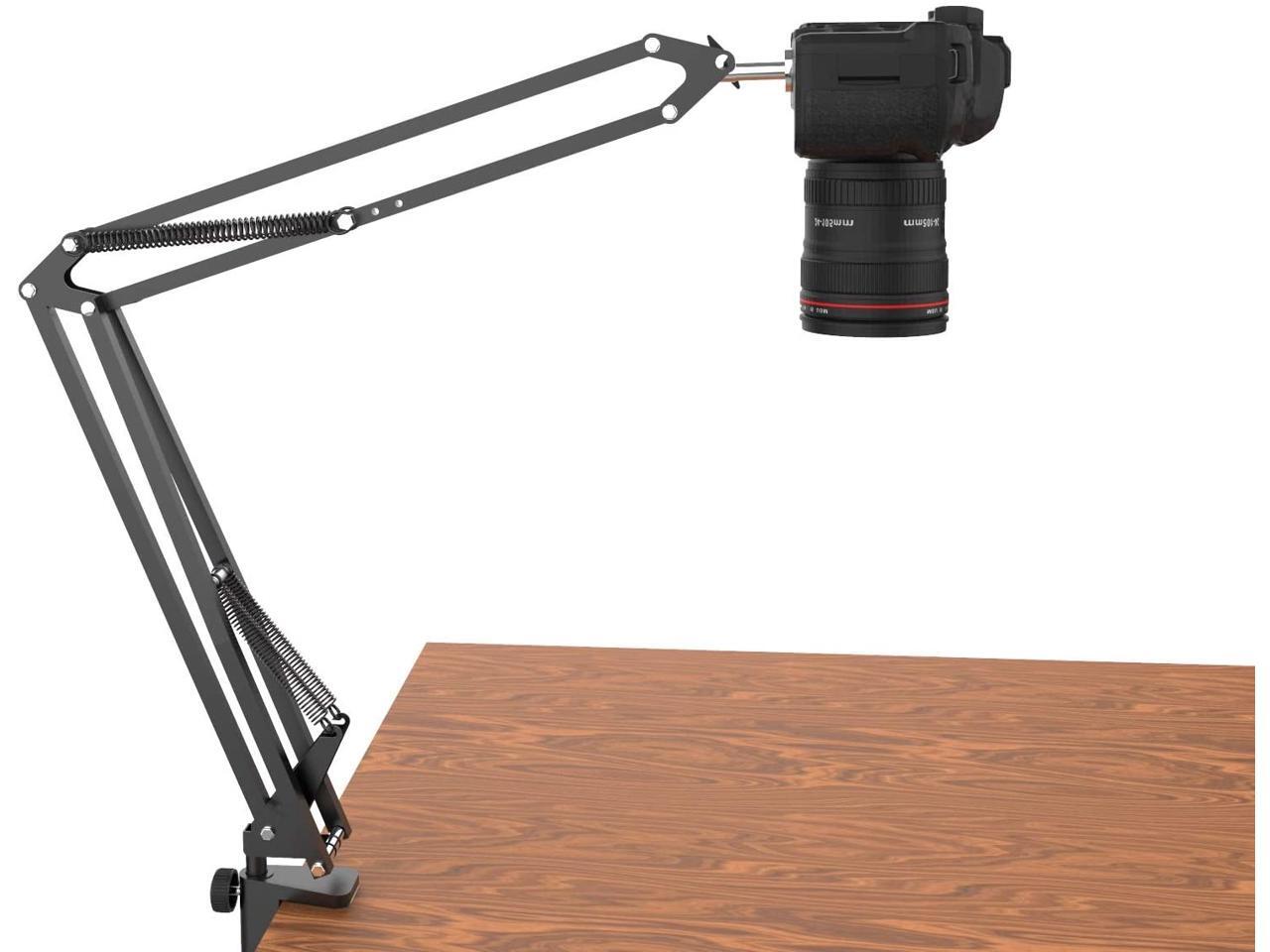 LenTok Overhead Tripod for DSLR Cameras,Heavy Duty Camera Desk Mount