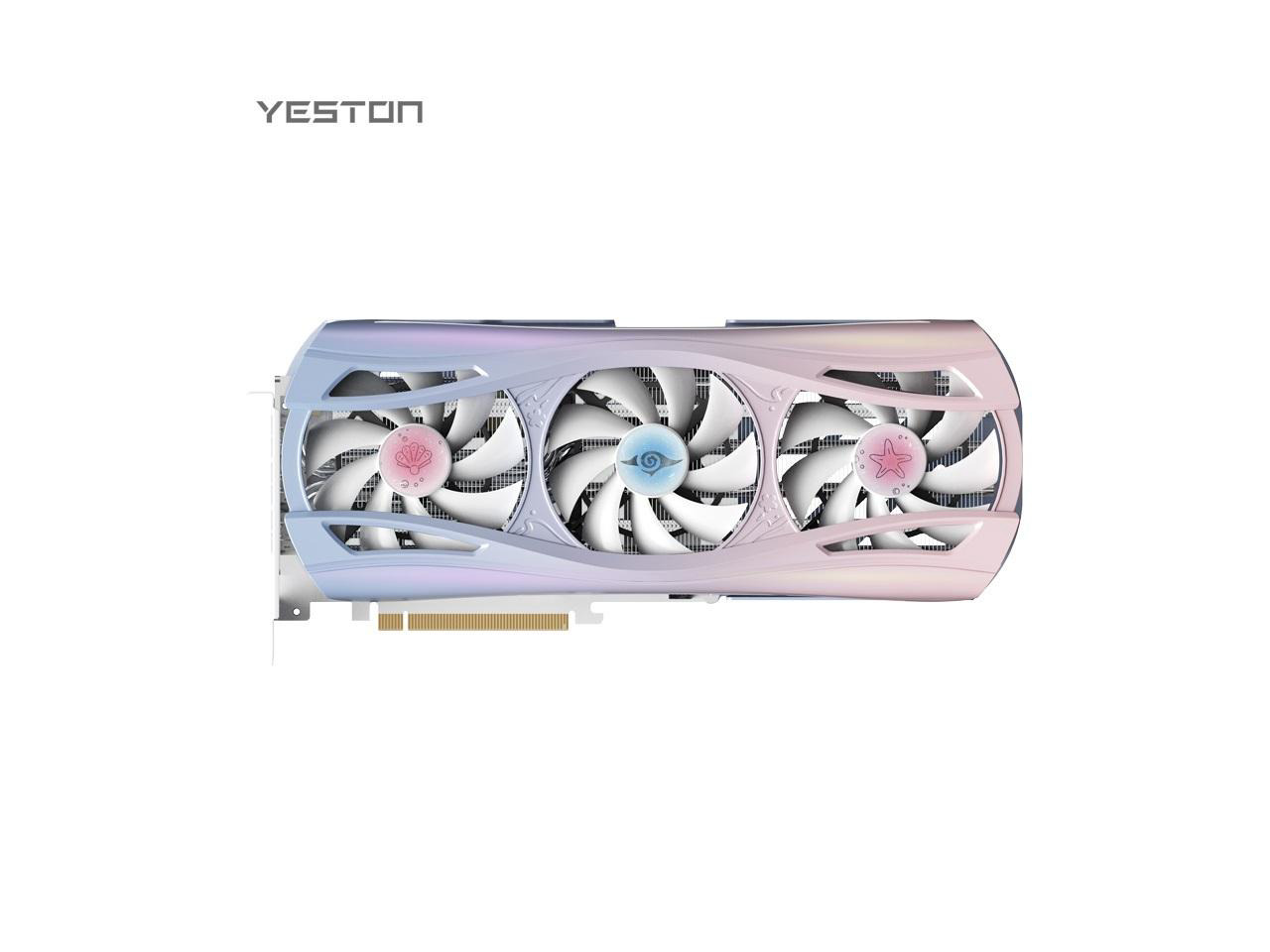 Open Box: Yeston Atlantis Radeon RX 9070 XT 16GB GDDR6 Graphics Card - AMD RX 9000 Series GPU with PCIe 5.0, Triple-Fan ARGB Cooling for 1440p/4K Gaming and Content Creation DP+ HDMI-compatible Video Graphics