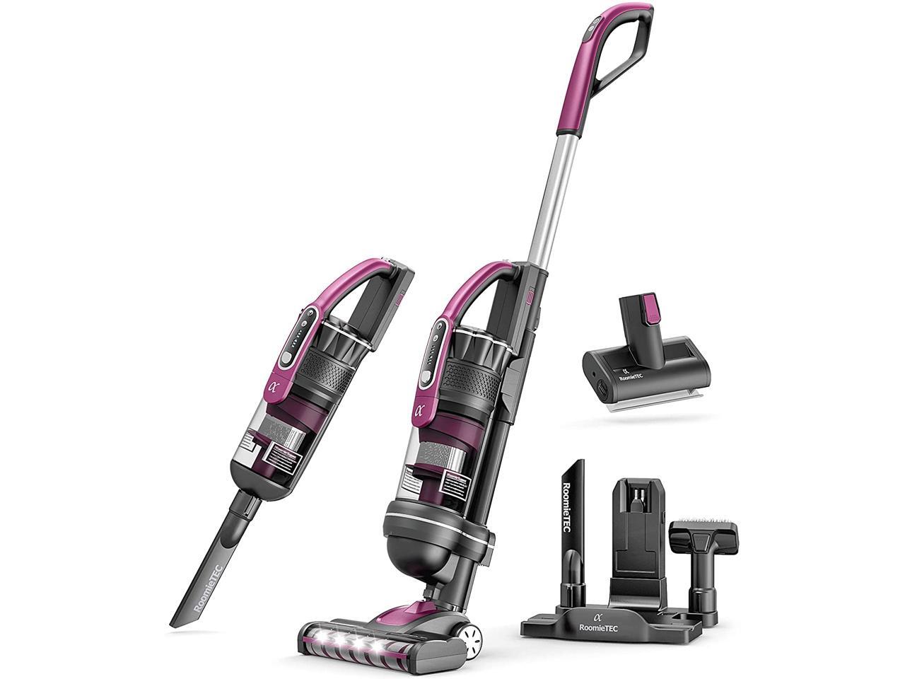 ROOMIE TEC Alpha Professional Cordless Upright Vacuum Cleaner, 22Kpa