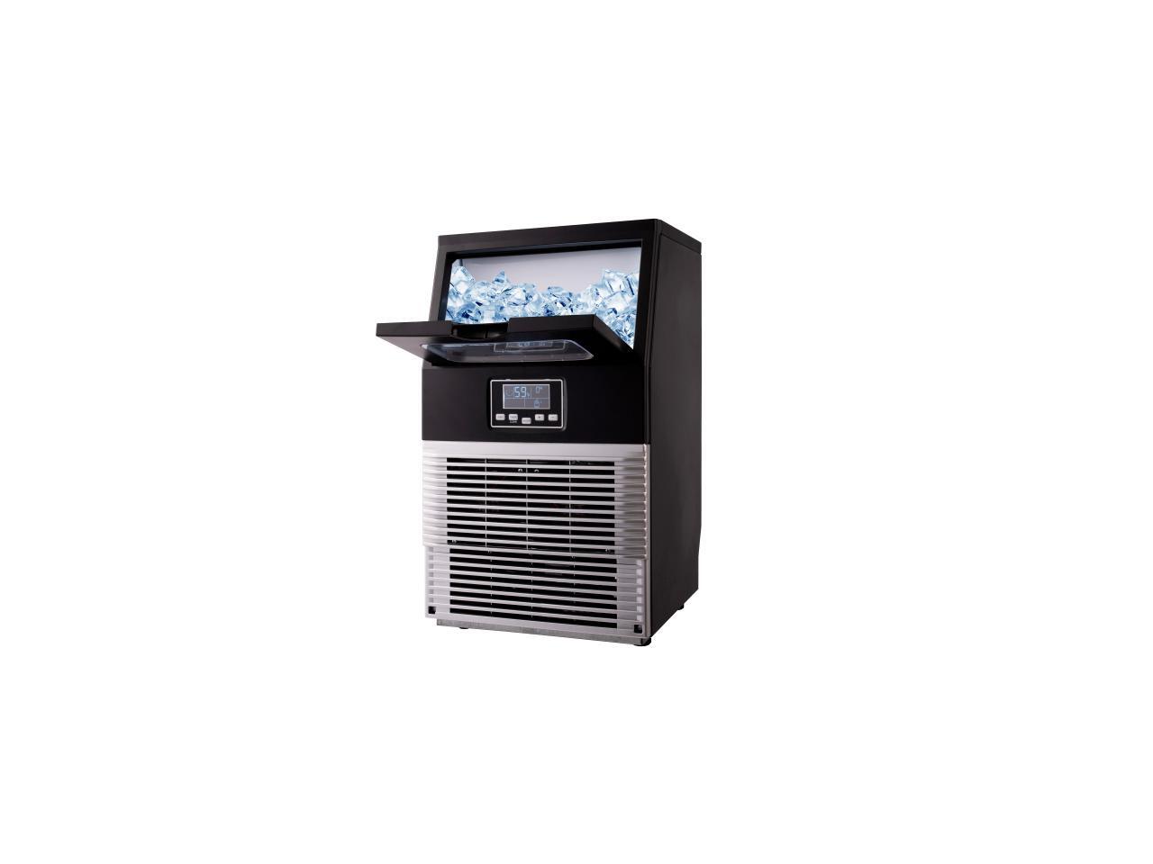 Freestanding Commercial Ice Maker Machine 66LBS/24H, AutoClean Built