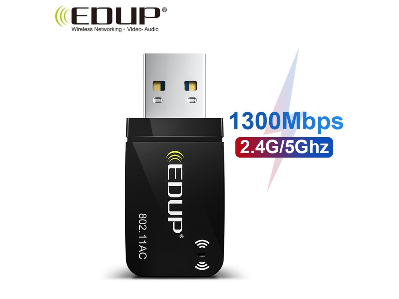 USB 3.0 Wireless WiFi Adapter, 1300Mbps USB Wi-Fi Dongle AC Mini