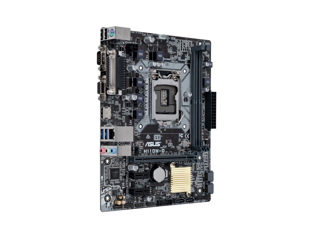 ASUS H110M-K D3 LGA 1151 Micro ATX Intel Motherboard - Newegg.com