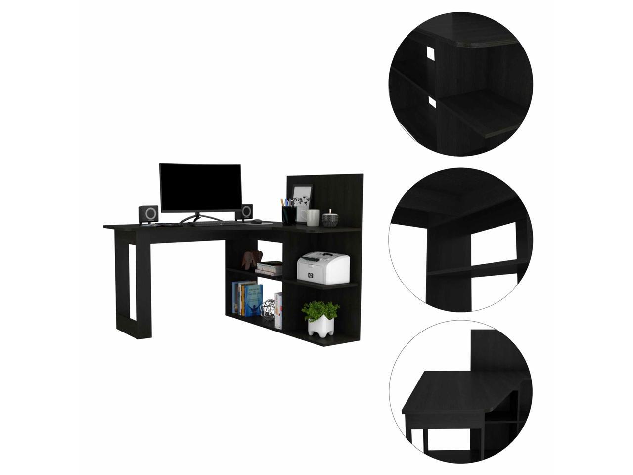 FM FURNITURE Fresno Computer Desk, For An Office Or Home Office, With 4