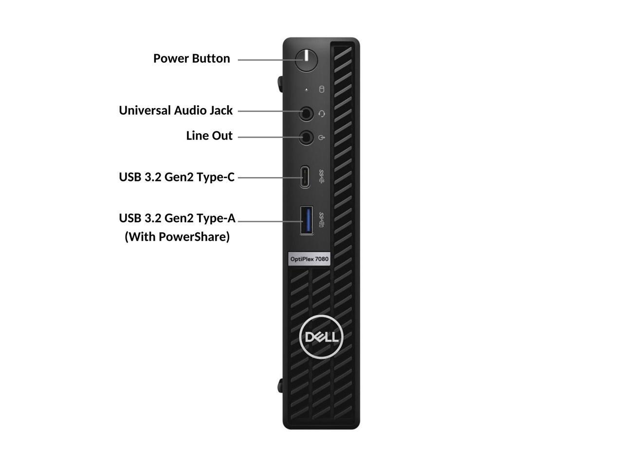 Used - Like New: Dell OptiPlex 7080 Micro Form Factor Mini Business