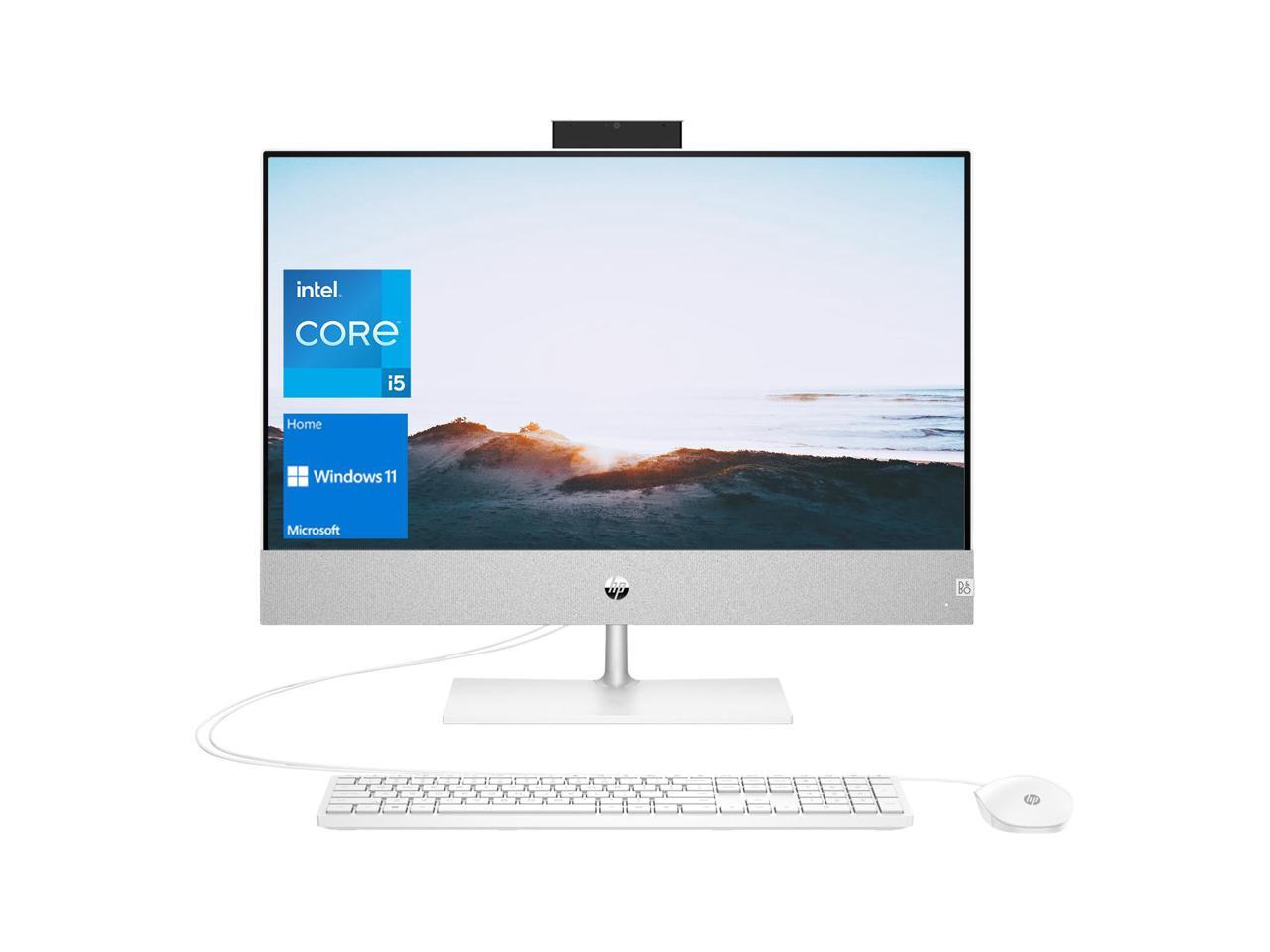 HP Pavilion AllinOne Desktop, 23.8" FHD Display, Intel Core i512400T