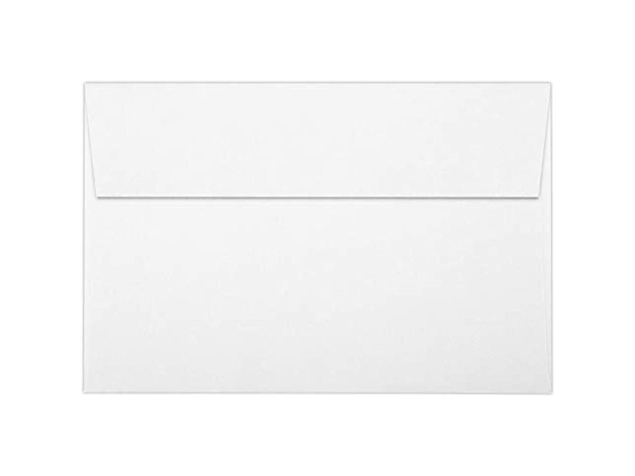 Envelope Size 5 3/4 x 8 3/4 50 Pack White with Peel and Press LUXPaper A9 Invitation Envelopes in 80 lb Printable Envelopes for Invitations White for 5 1/2 x 8 1/2 Cards 