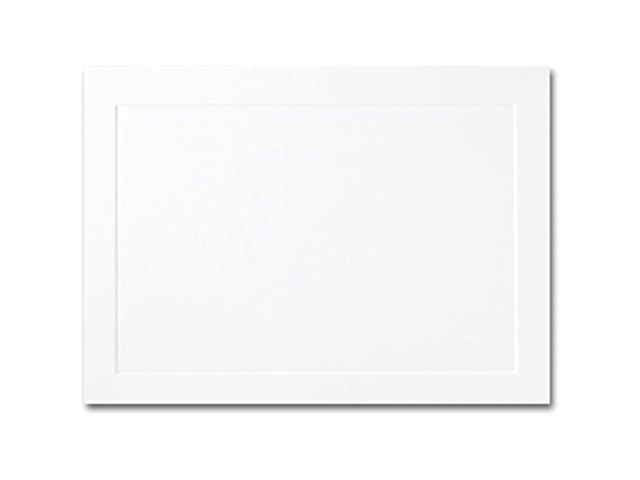 RRAN55FWP Size A2 Fine Impressions 250-Count White Blank Fold-Over Panel Cards For Invitations/Announcements/Responses/Art Cards 4.25 x 5.5