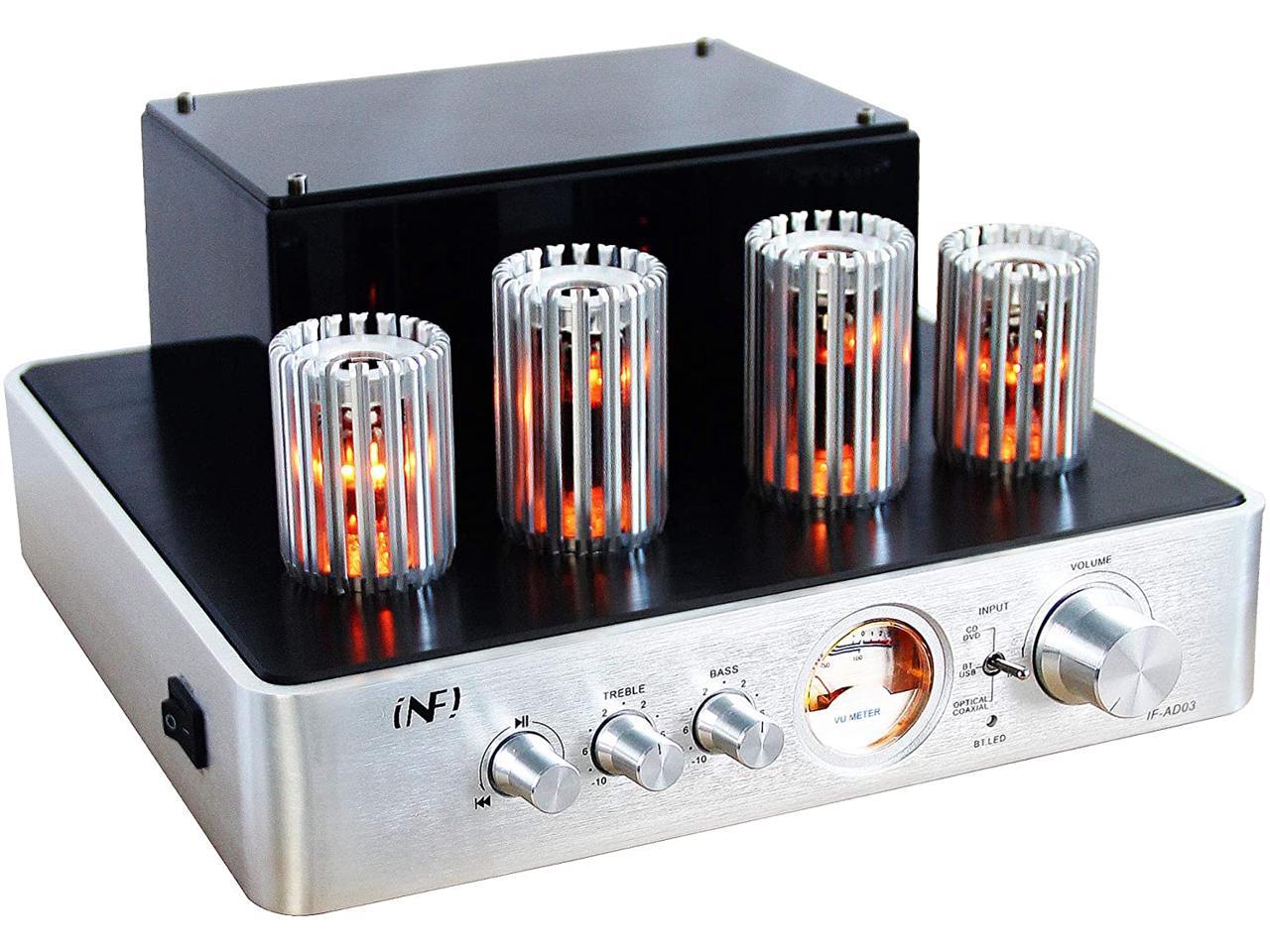 INFI Audio 80W Tube Amplifier, HiFi Stereo Receiver Integrated Amp with