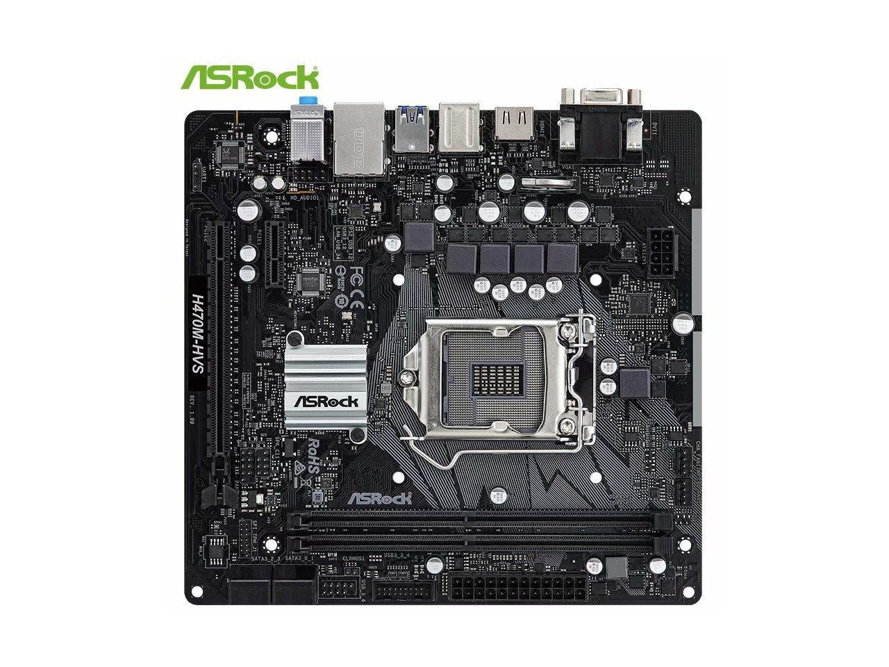 Asrock h470m hvs схема подключения