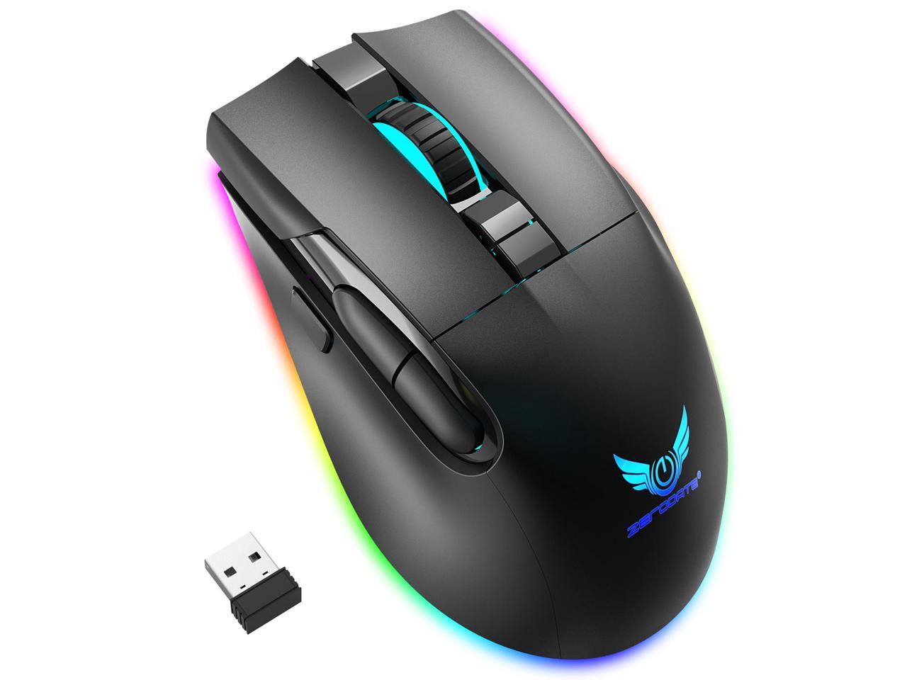Ludus Dominum Rechargeable Wireless Gaming Mouse,largesize ,Ergonomic