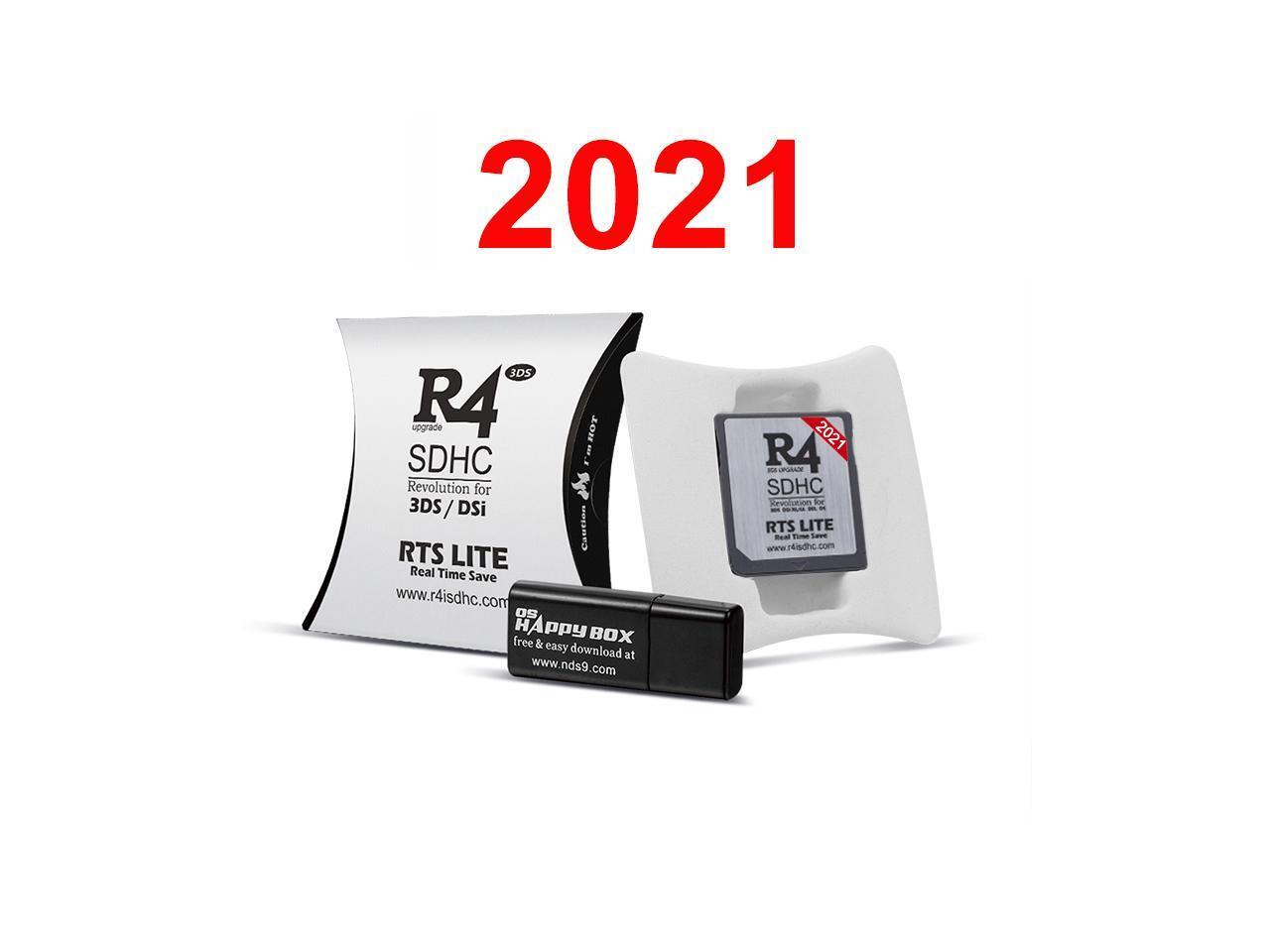 New R4 R4i SDHC Gold Pro Dual Core RTS Lite Flash Card Adapter Kit for