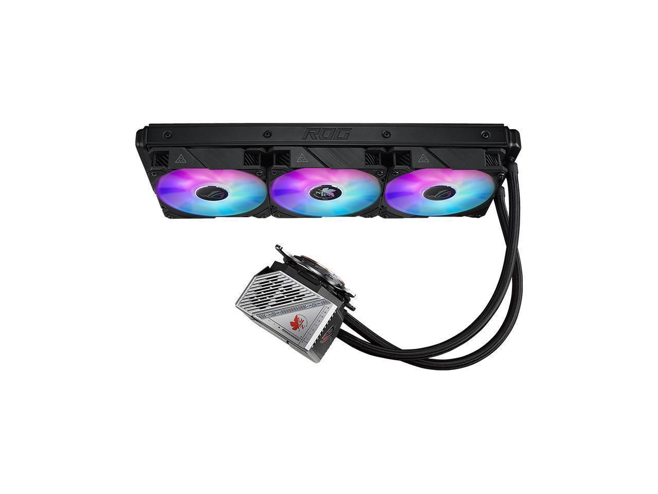 ASUS ROG RYUJIN II 360 ARGB EVA EDITION all-in-one liquid CPU Cooler 360mm  Radiator, 3.5