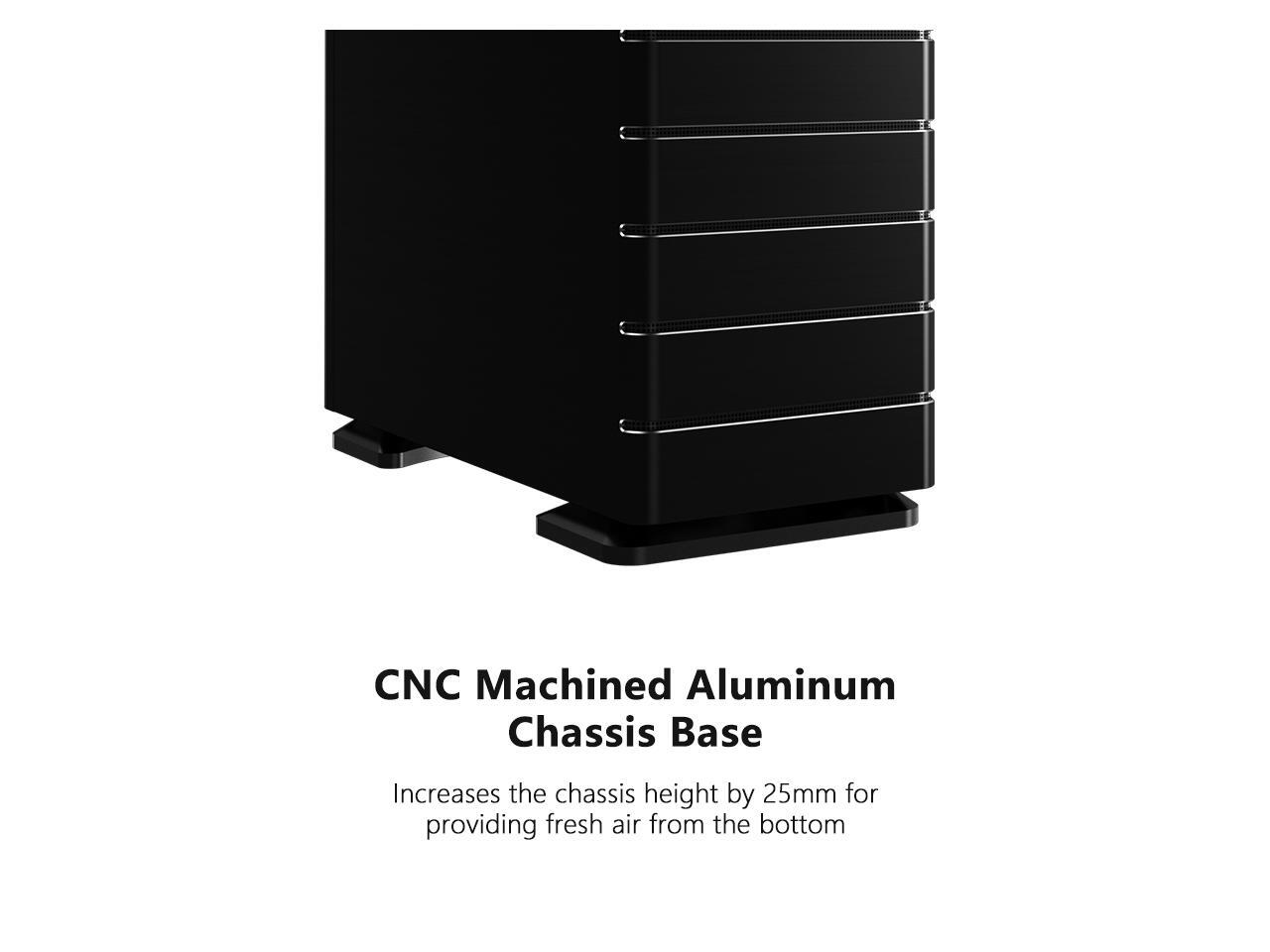 ABEE SMART EM30 BLACK ATX MidTower Aluminum Computer Case w/ Compact