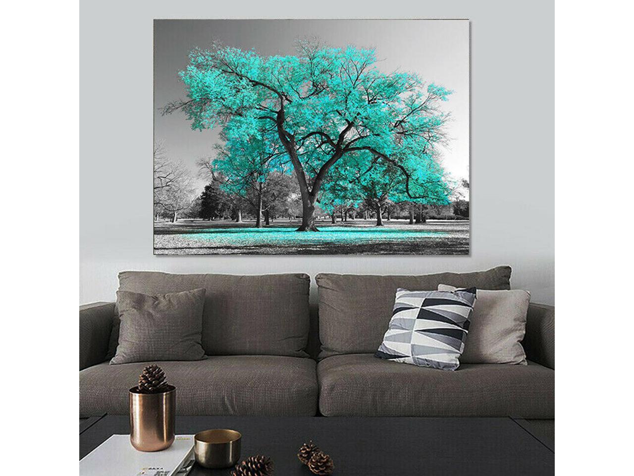 Large Red Love Tree Canvas Print Painting Picture Unframed Art Sticker Wall Home 