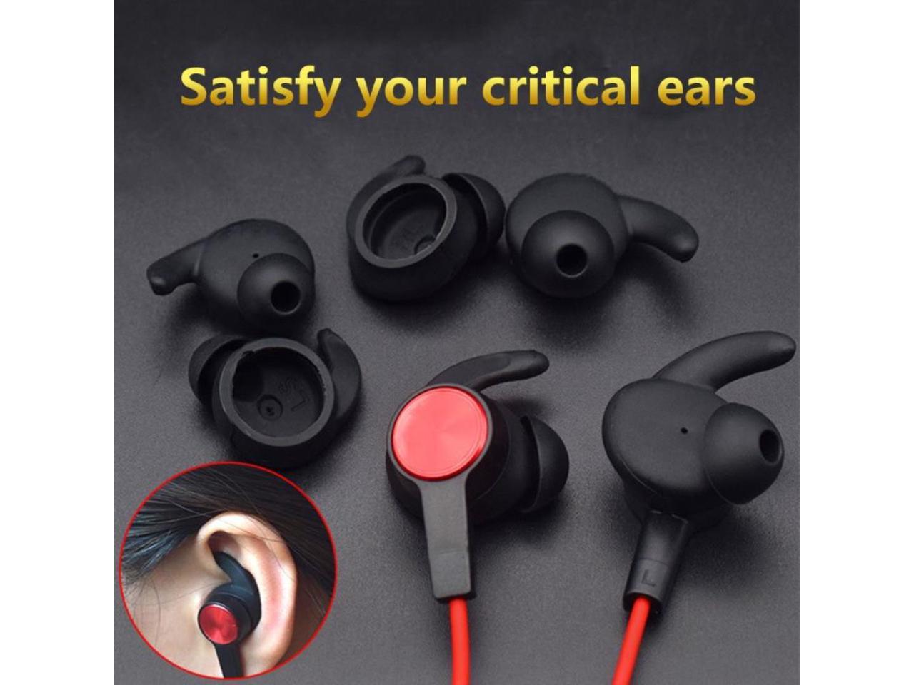 Pairs Soft Silicone Earphones Earbuds Tips Ear Pads Shockproof Earpods S M L For Huawei Honor