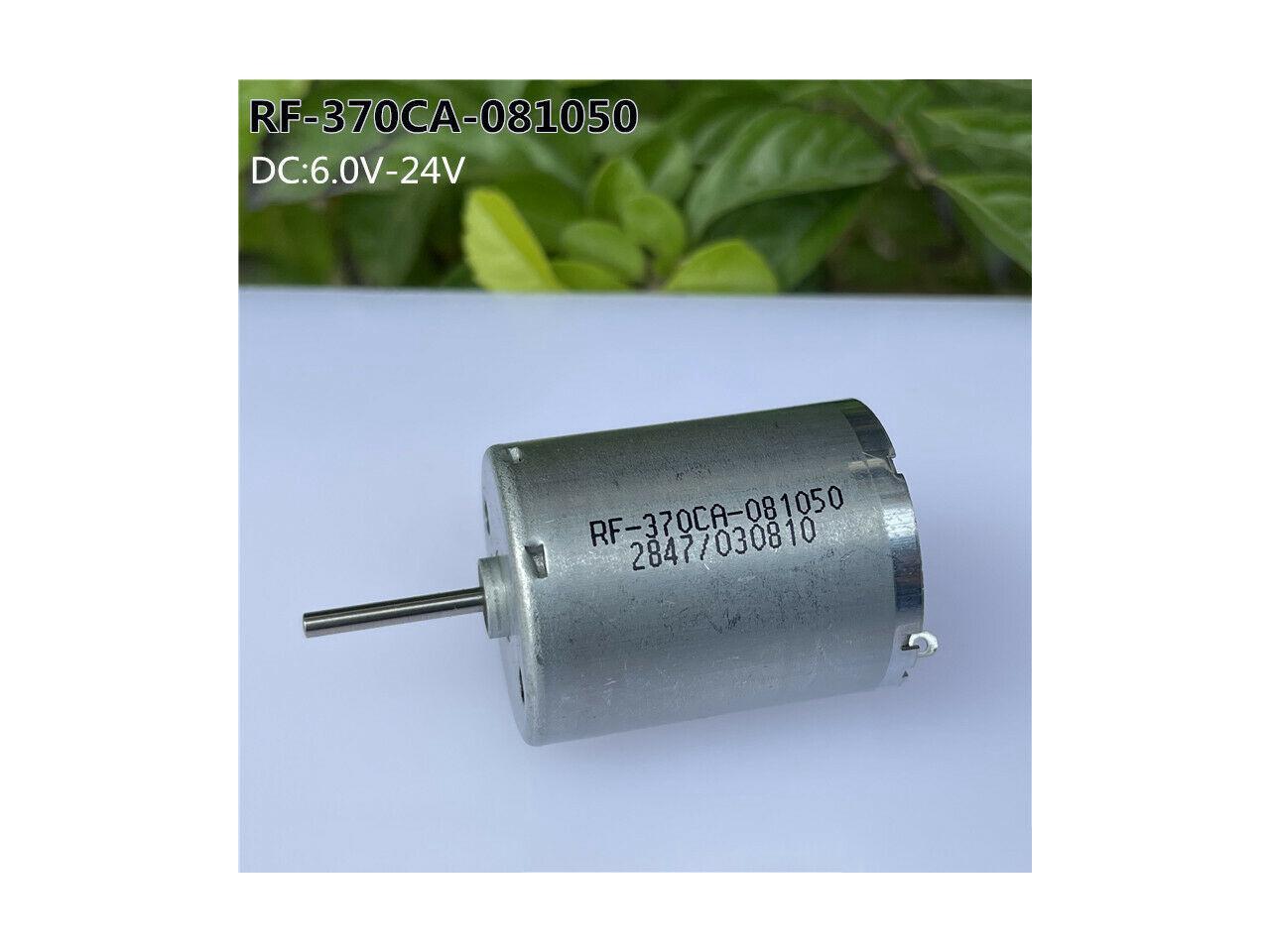 RF370CA081050 Metal Brush Quiet Motor DC 12V24V 3750RPM Micro 24mm