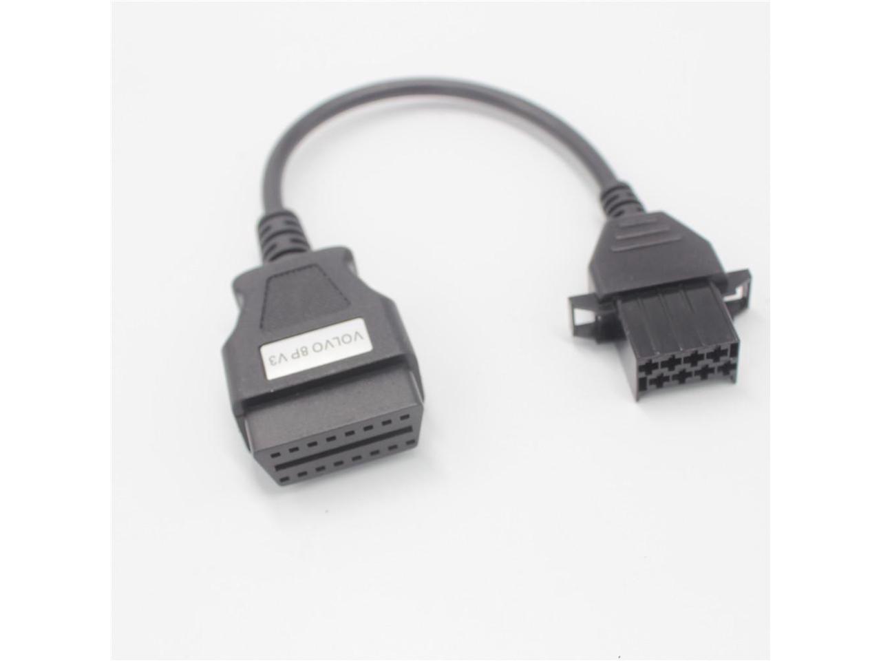 OBD2 Auto Cable Truck Cable for VOLVO8P V2 16Pin to 8Pin Cable Volvo 8
