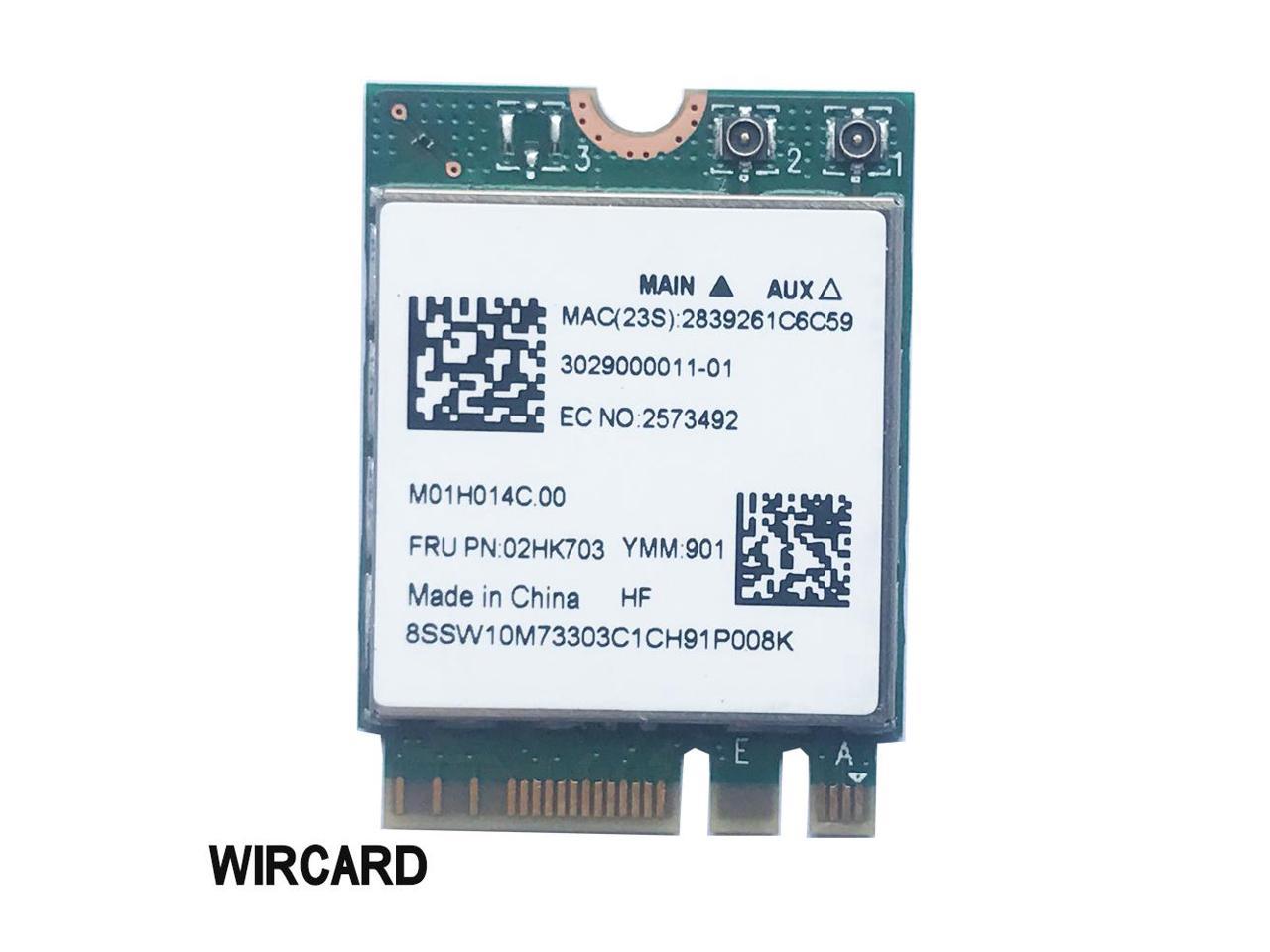 RTL8822CE 802.11AC WiFi+BT 5.0 NGFF FRU 02HK703 wireless netowrk card ...