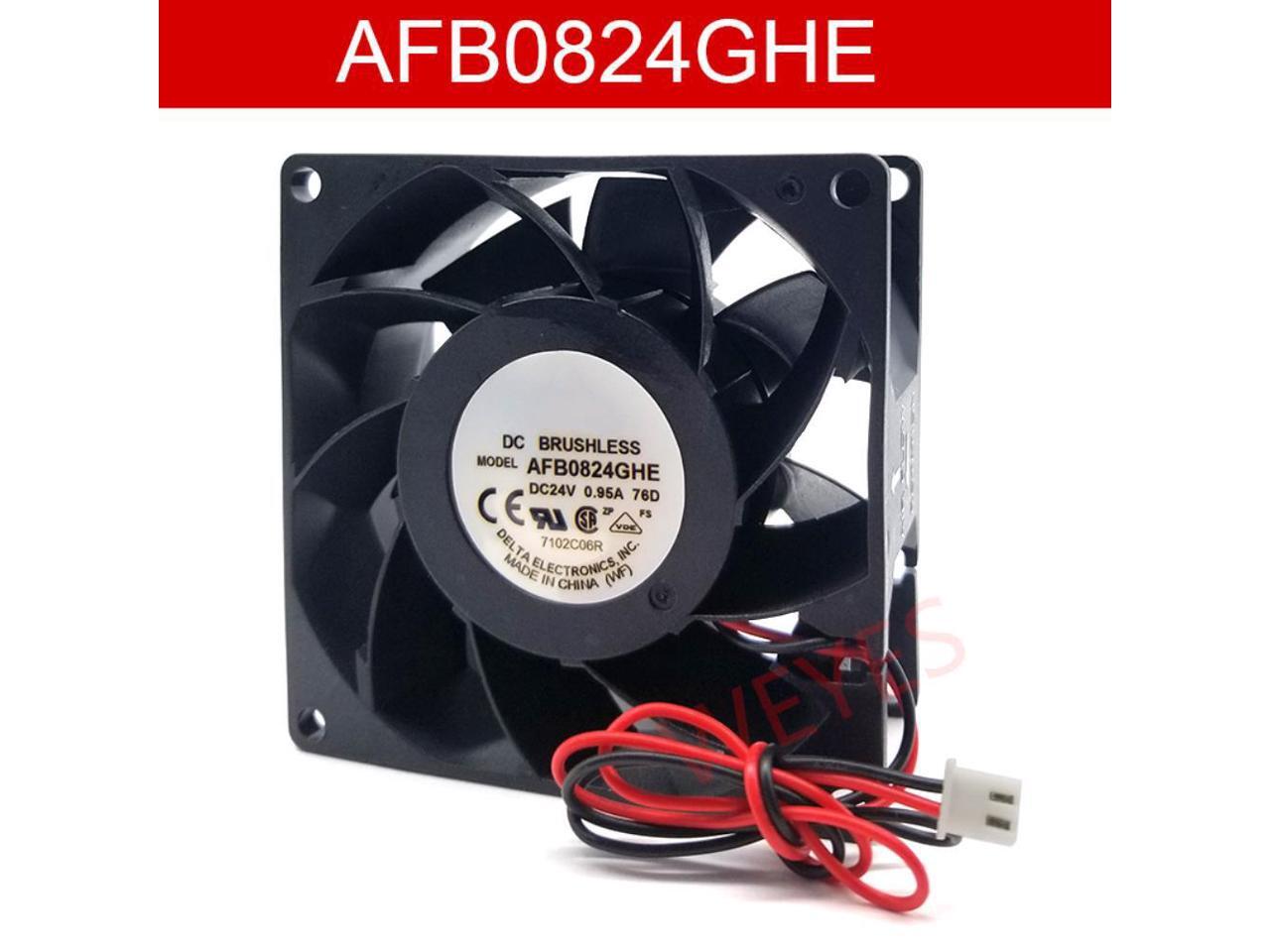 PFB0824GHE 80mm Replacement Cooling Fan 24V 0.54A 4-Wire - Compatible With ABB ACS880 Inverters & More
