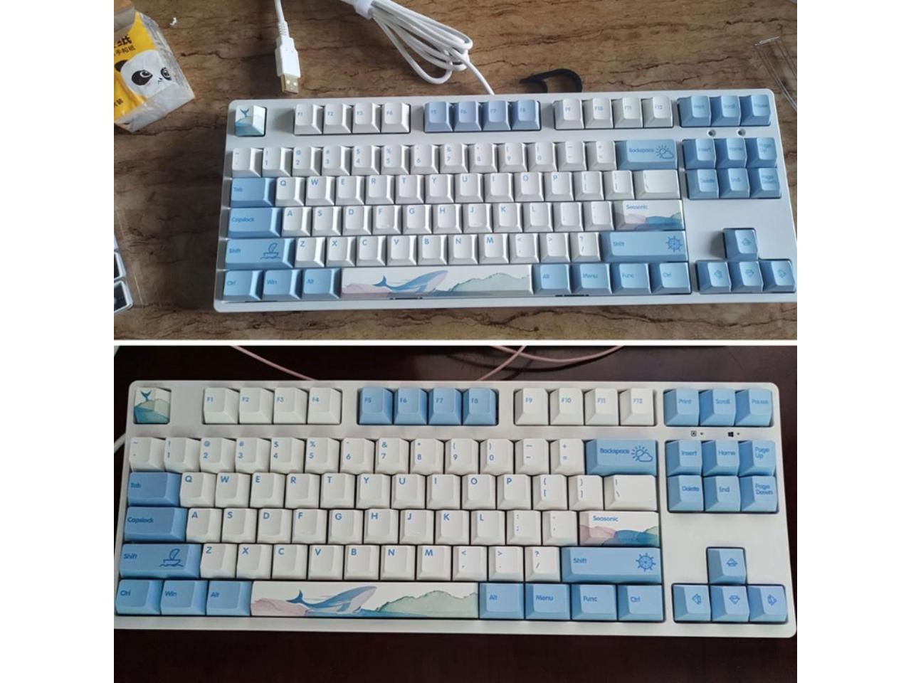 110 Keys Cherry Pbt Keycaps Mechanical Keycap Full Set 5 Sides Dye