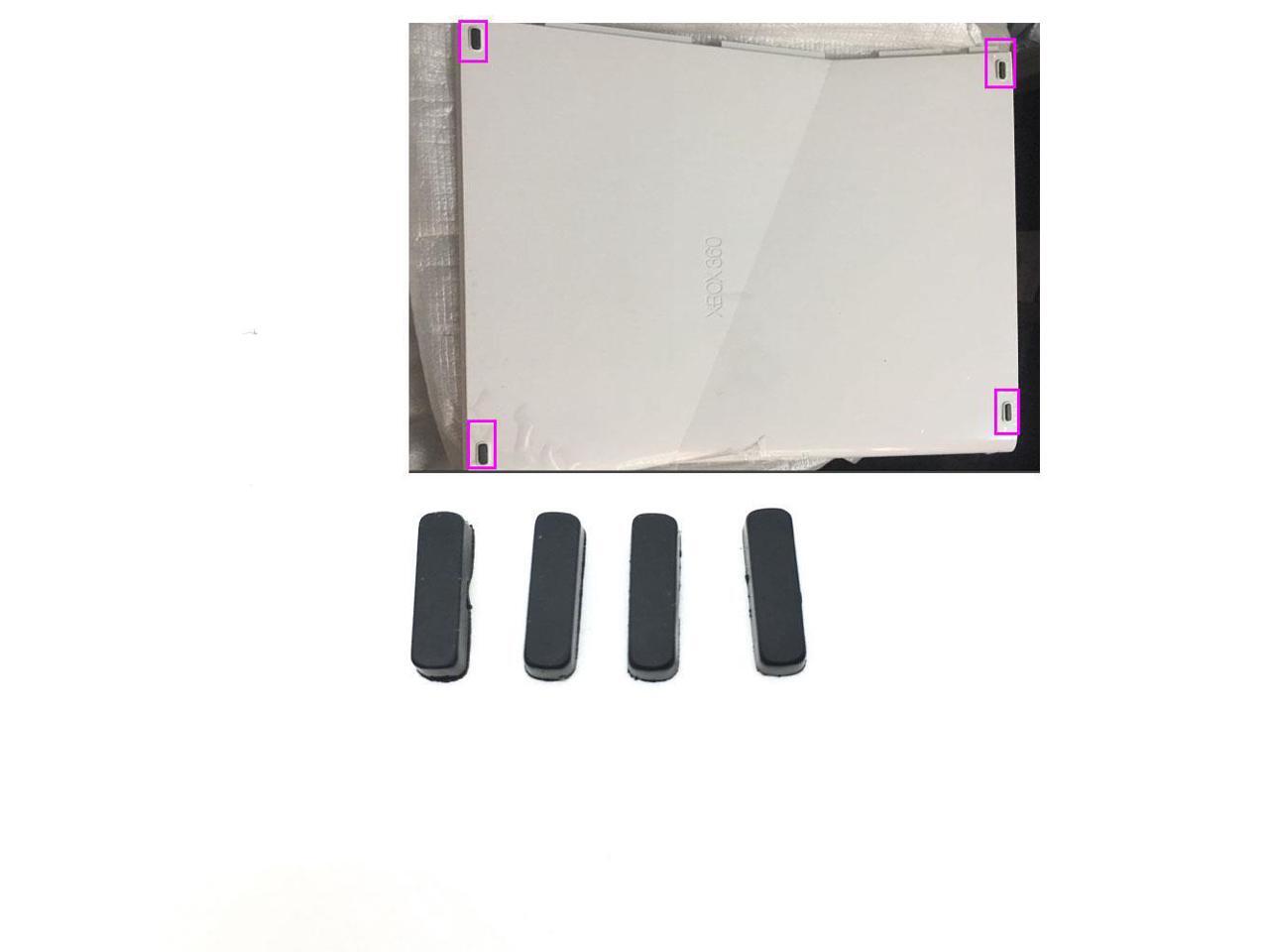 50SETS=200PCS Replacement Black Rubber Feet Black for XBOX360 Slim