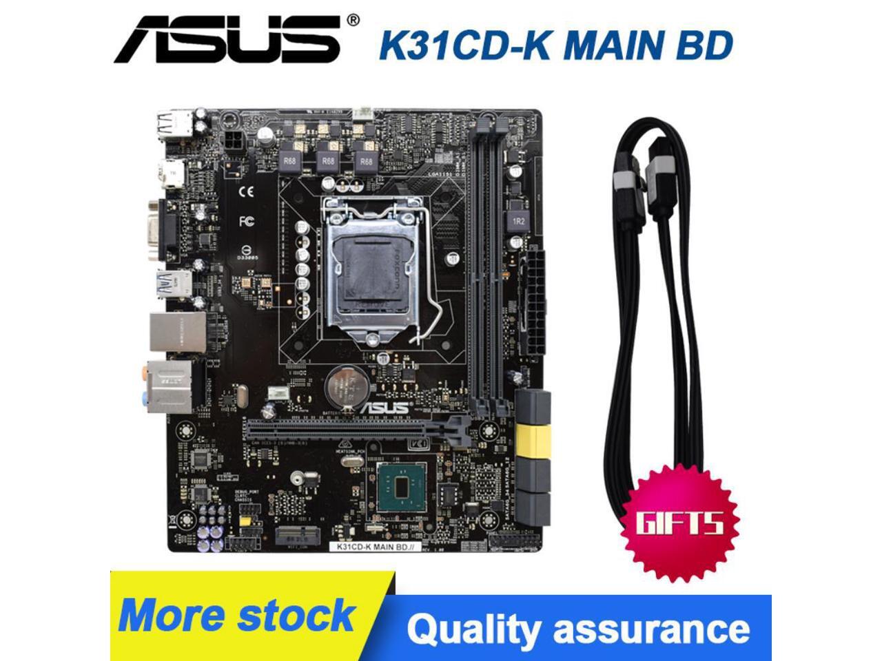 ASUS K31CD K MAIN BD LGA1151 Motherboard DDR4 Intel H110 MicroATX HDMI asus-k31cd-k-main-bd-lga1151-motherboard-ddr4-intel-h110-microatx-hdmi