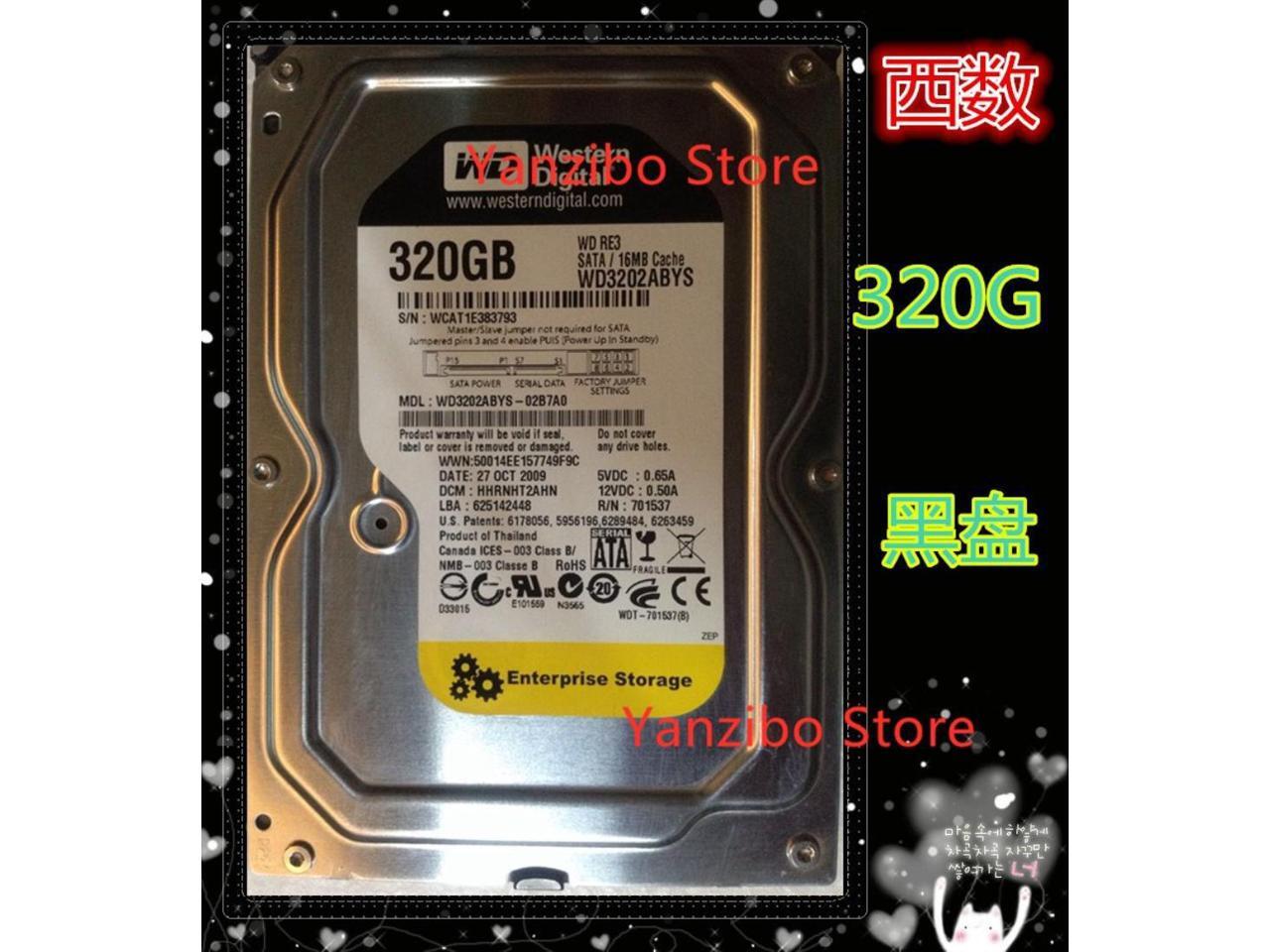 WD3202ABYS 320G Desktop Western Digital 320g Black Disk Serial Hard