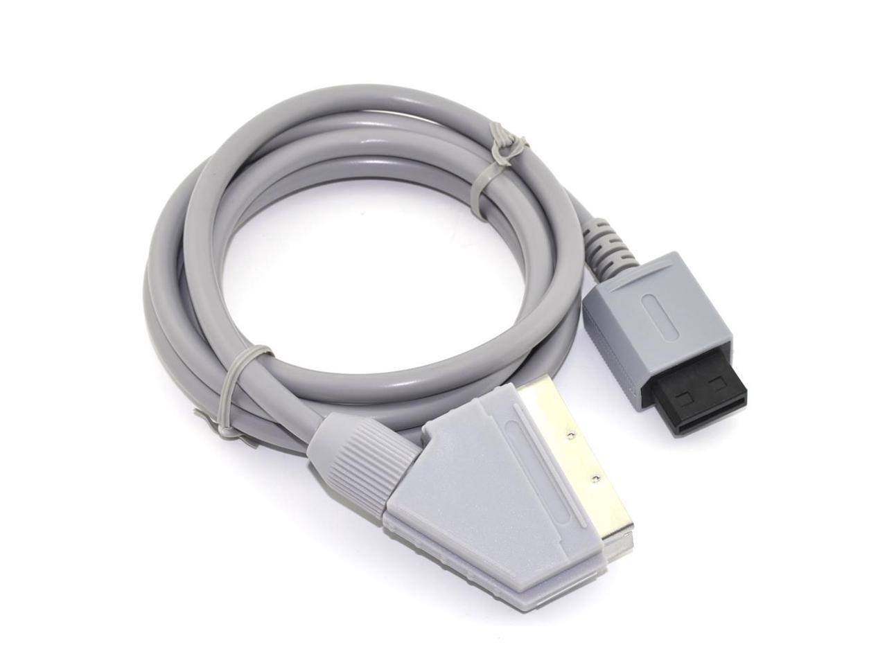 100pcs a lot wholesale NTSC for Wii Scart Cable Video HD HDTV Cord for Nintend for Wii Video ...