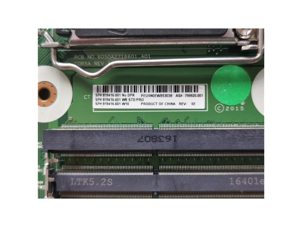All In One Motherboard For HP Pro One 400 480 G2 799920 001 819416 001 