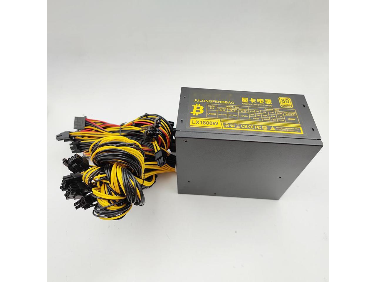 For JULONGFENGBAO LX1800W Dedicated Power Supply 1800W 180-240V 20+4PIN