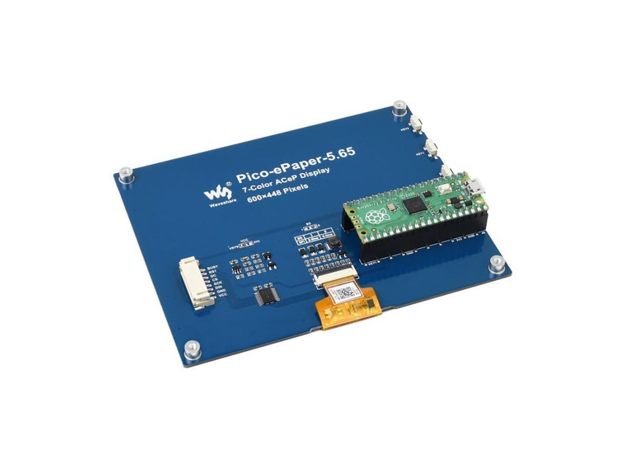 Waveshare 5 65inch colorful e paper e ink display module for raspberry