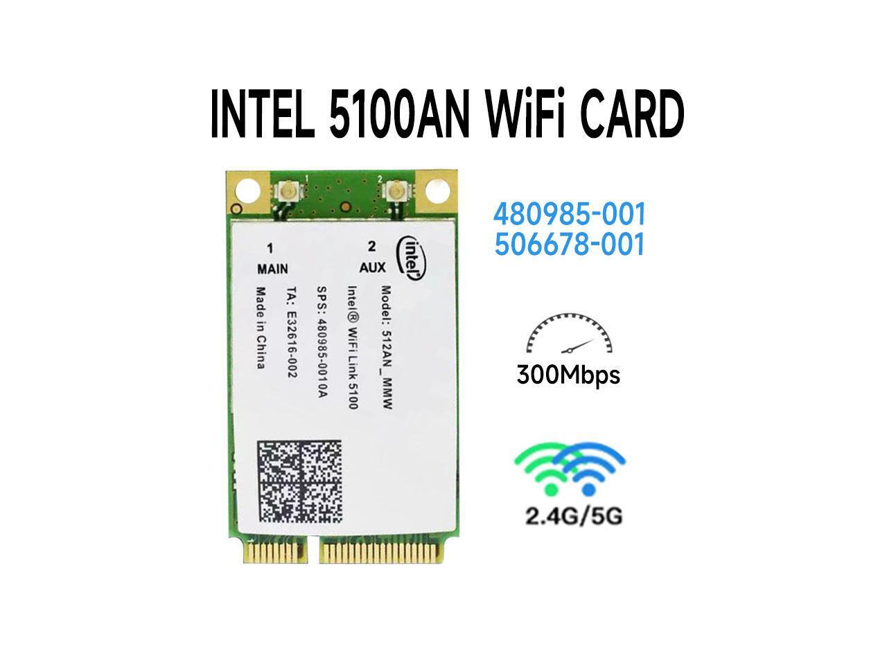 For HP Intel 512AN_MMW 5100 AGN 300Mbps Wireless WiFi Link Mini PCI-E ...