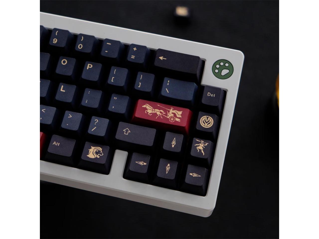 PBT Keycaps 129 Keys GMK Rome Keycaps Cherry Profile Dye Sublimation