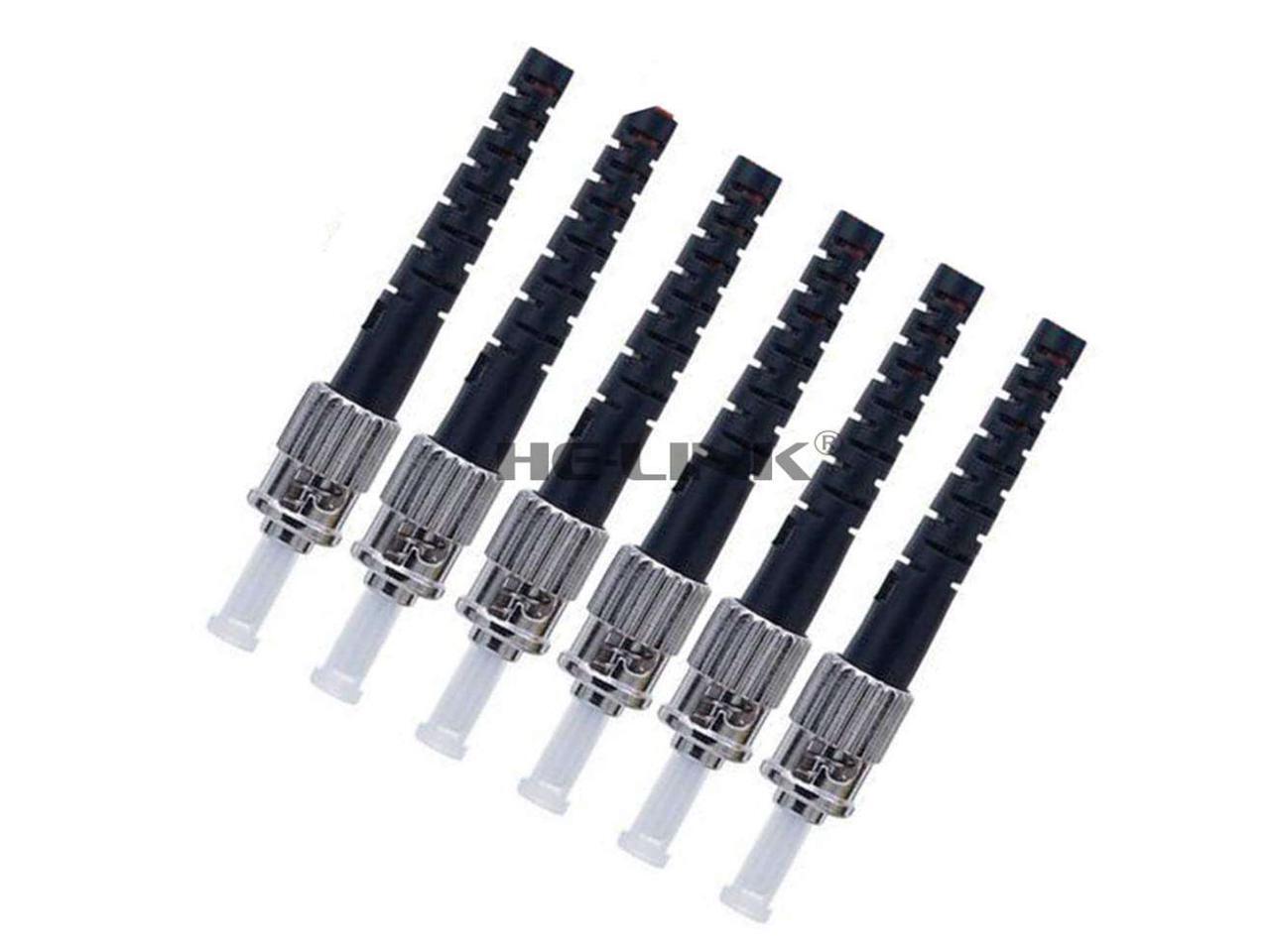 30M STST Outdoor Armored 10G OM3 MM 6 Strands Fiber Optic Cable Patch