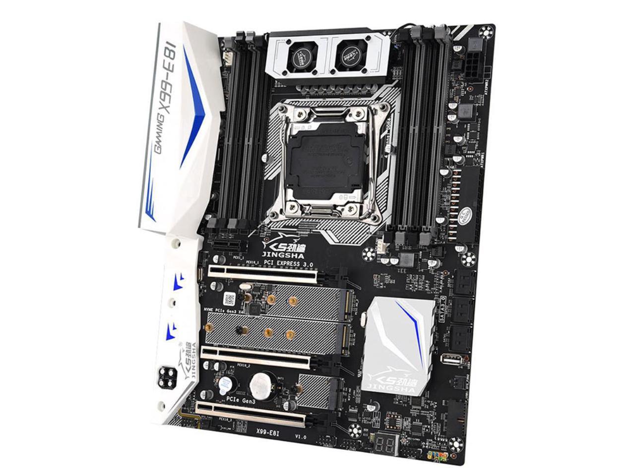 Jingsha X99 E8i Lga 2011 3 Motherboard Set With E5 2678v3 Cpu And 2pcs